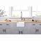 Gourmetier Solid Surface Undermount 15" Square Sgl Bowl Bar Sink W/ Drain, Wht GKUSA15158 - alternate 3